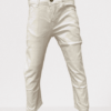 Stretchable Plain Pant In Jeans Stuff White Color For Boy/Baby