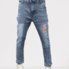 Stretchable Plain Pant In Jeans Stuff Light Blue Color For Boy/Baby