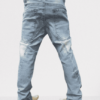 Stretchable Plain Pant In Jeans Stuff Light Blue Color For Boy/Baby - Image 3