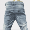 Stretchable Plain Pant In Jeans Stuff Light Blue Color For Boy/Baby - Image 4