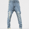 Stretchable Plain Pant In Jeans Stuff Light Blue Color For Boy/Baby