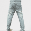 Stretchable Plain Pant In Jeans Stuff Light Blue Color For Boy/Baby - Image 3