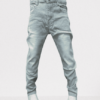 Stretchable Plain Pant In Jeans Stuff Light Blue Color For Boy/Baby