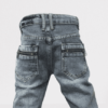 Stretchable Plain Pant In Jeans Stuff Light Blue Color For Boy/Baby - Image 4
