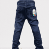 Stretchable Plain Pant In Jeans Stuff Blue Color For Boy/Baby - Image 3