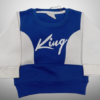 Blue Cotton fleece king tracksuit kids - Image 2