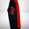 Red Cotton fleece king tracksuit kids - Image 3